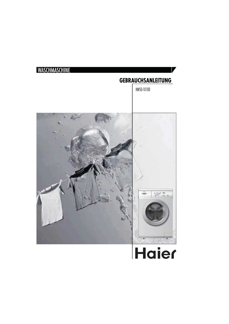 Page 1 de la notice Manuel utilisateur Haier HW50-1010D