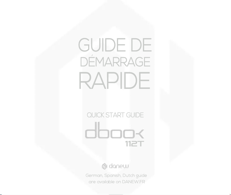 Page n°1 - Manuel utilisateur Danew Dbook 112T