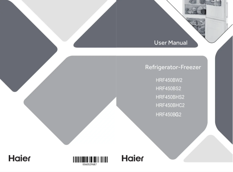 Page n°1 - Manuel utilisateur Haier HRF450BG2