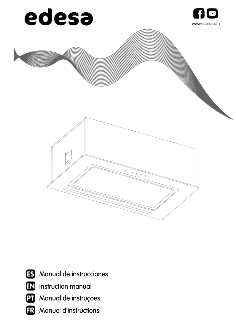 Page 1 de la notice Manuel utilisateur Edesa ECG-8632 GWH