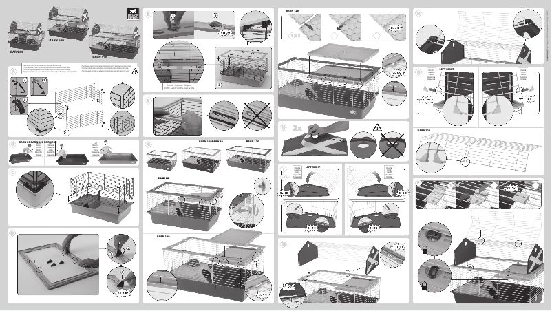 Page 1 de la notice Manuel utilisateur Ferplast Barn 100