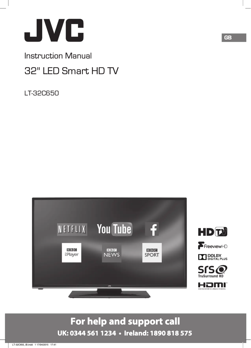 Image de la première page du manuel de l'appareil LT-32C650