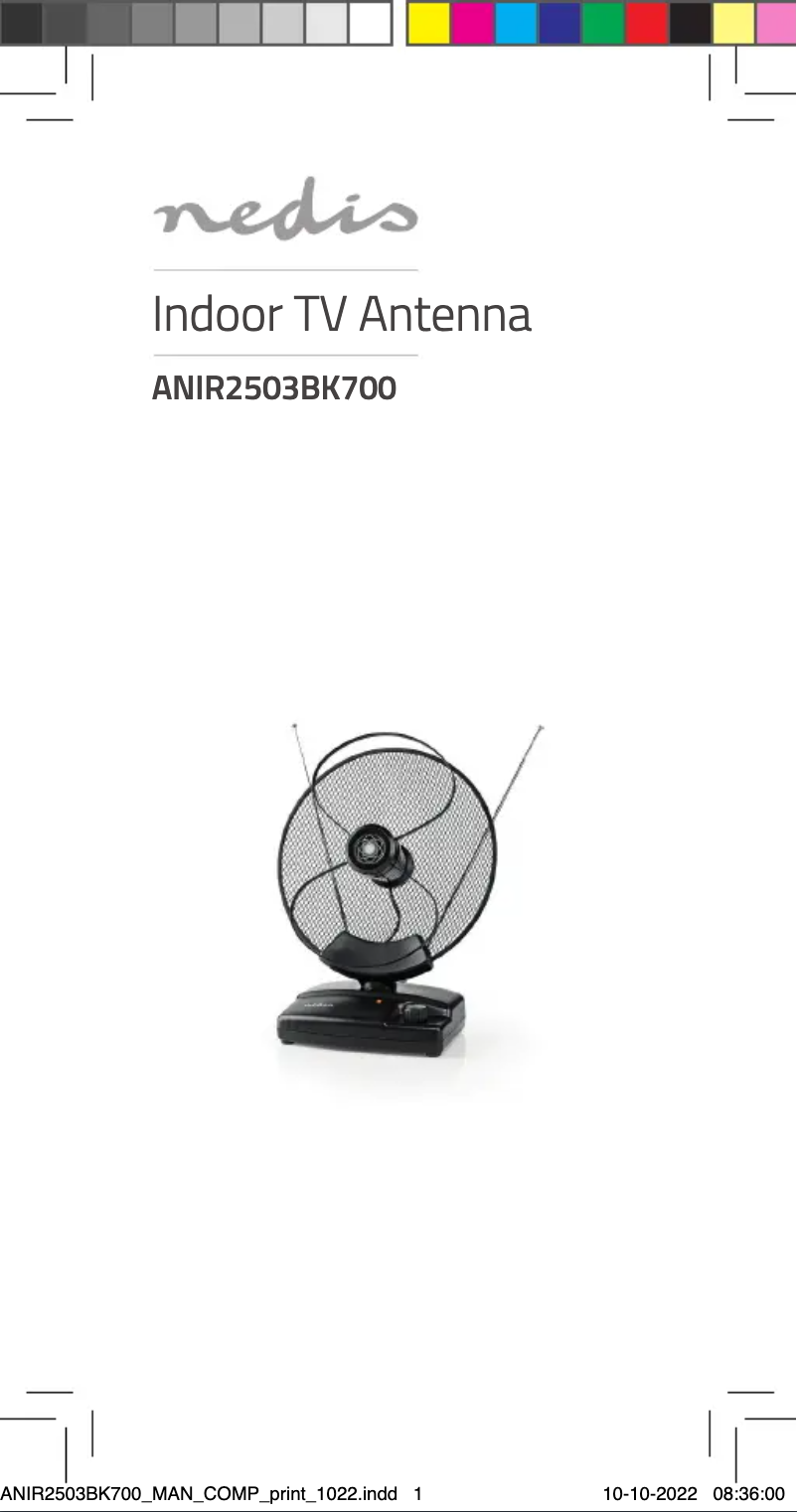 Page 1 de la notice Manuel utilisateur Nedis ANIR2503BK700