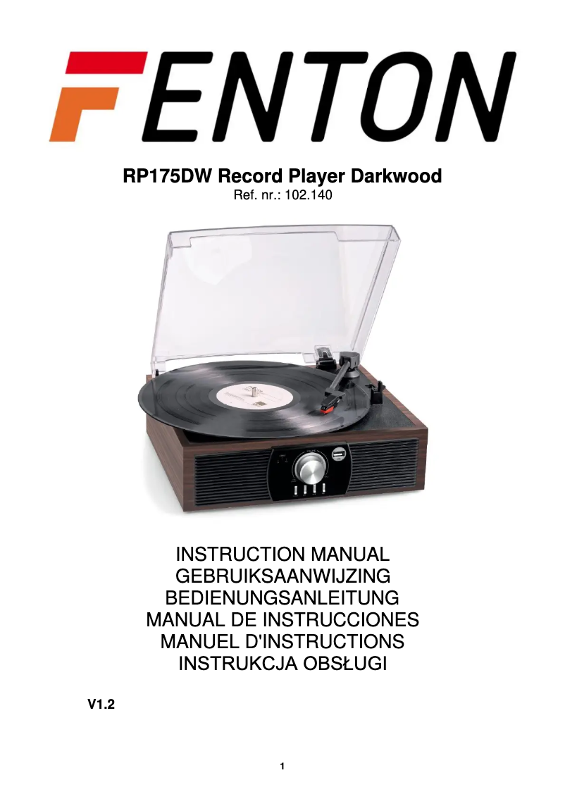 Image de la première page du manuel de l'appareil RP175DW