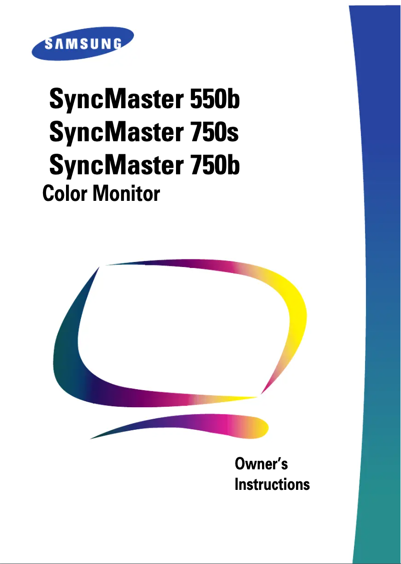 Page 1 de la notice Manuel utilisateur Samsung 750B