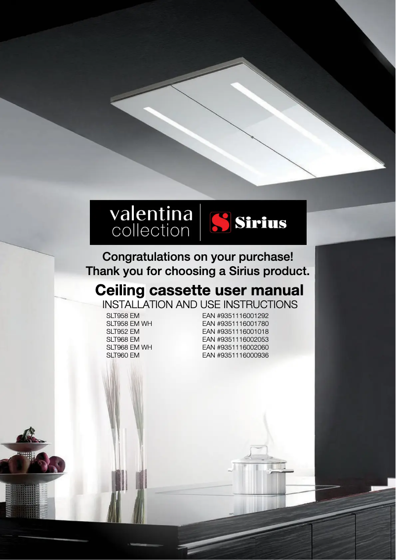 Image de la première page du manuel de l'appareil SLT958 EM WH