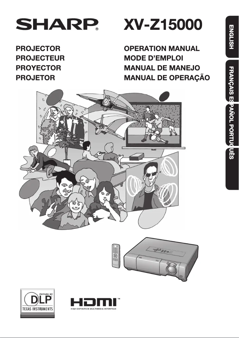 Image de la première page du manuel de l'appareil XV-Z15000