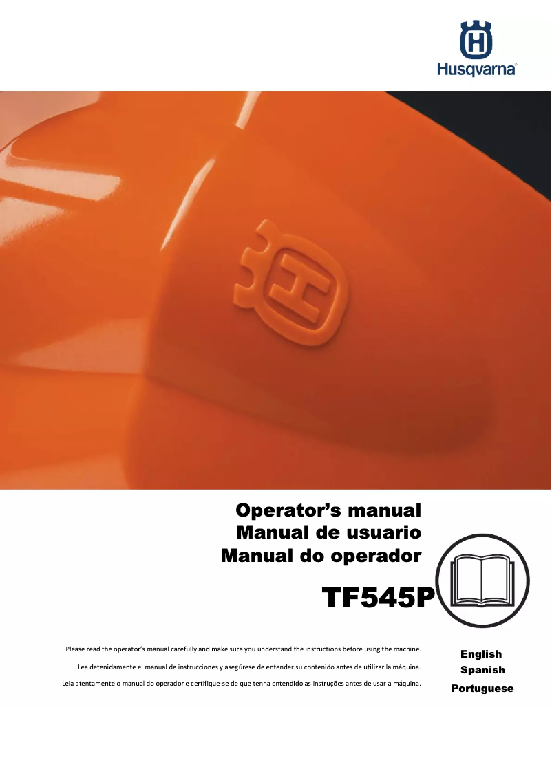 Page n°1 - Manuel utilisateur Husqvarna TF 545P