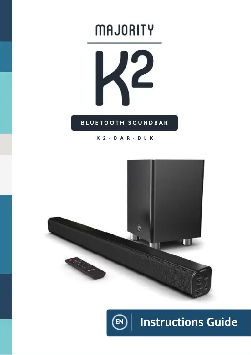 Page n°1 - Manuel utilisateur Majority K2