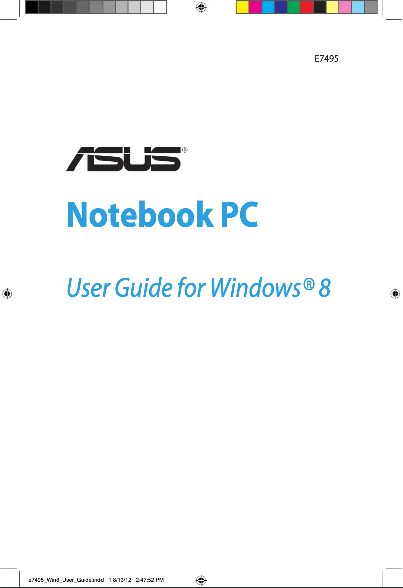Page n°1 - Manuel utilisateur Asus K55VM