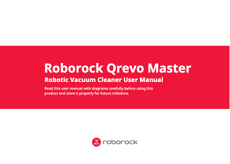 Page n°1 - Manuel utilisateur Roborock Qrevo Master