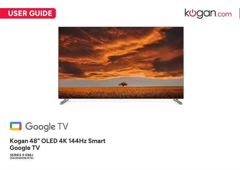Page 1 de la notice Manuel utilisateur Kogan KAOD48X98JSTA