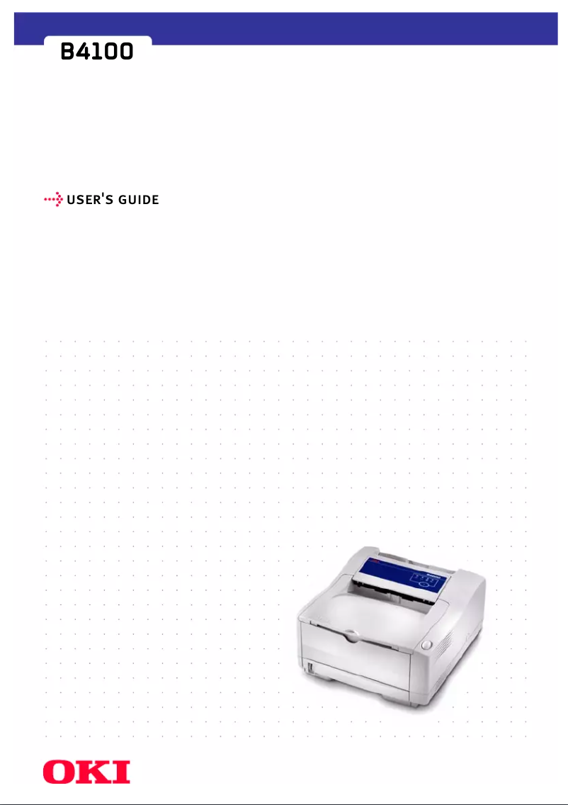 Image de la première page du manuel de l'appareil B4100