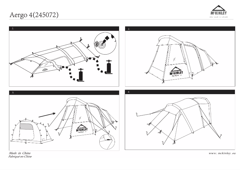 Page 1 de la notice Manuel utilisateur McKinley Aergo 4