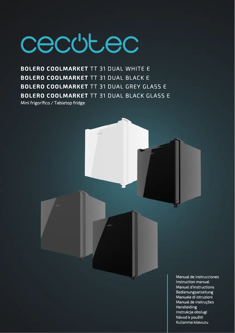 Image de la première page du manuel de l'appareil Bolero CoolMarket TT 31