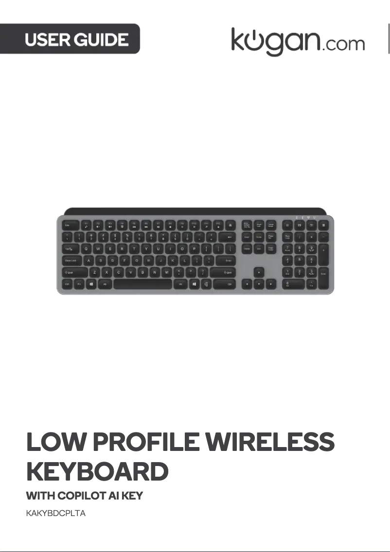 Image de la première page du manuel de l'appareil KAKYBDCPLTA