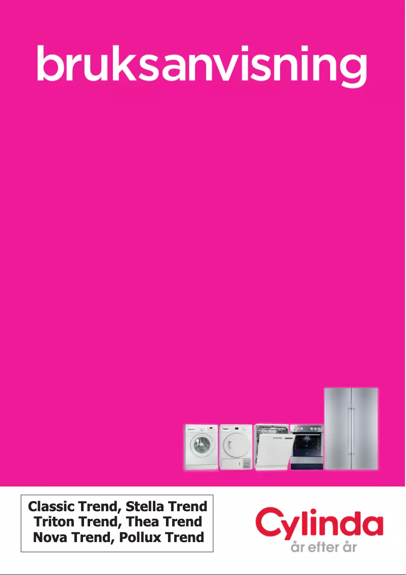 Page 1 de la notice Manuel utilisateur Cylinda TRITON TREND VIT 60