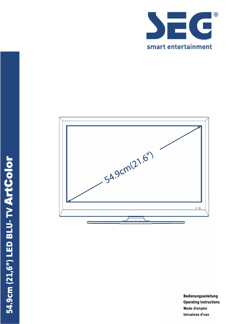 Page 1 de la notice Manuel utilisateur SEG ArtColor