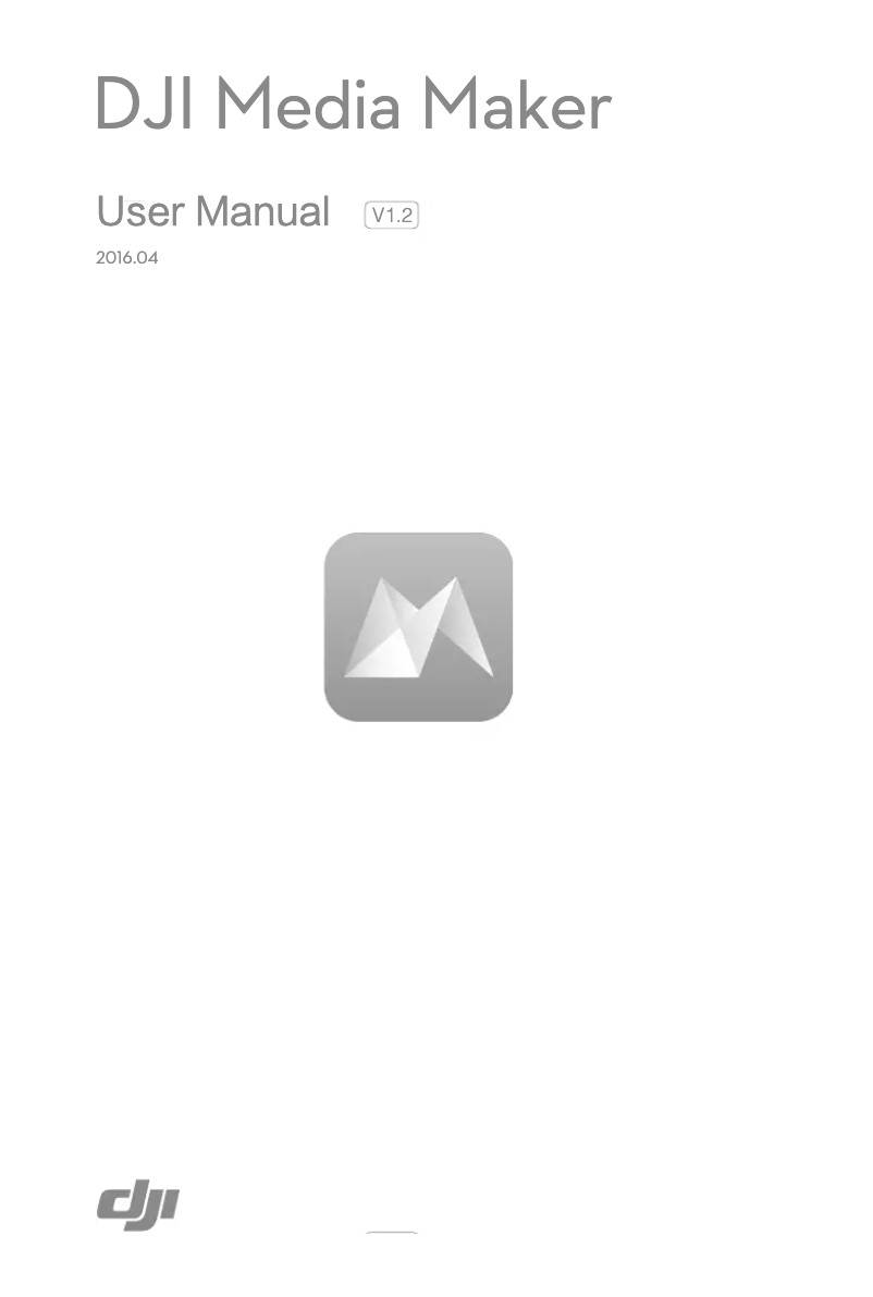 Page n°1 - Manuel utilisateur DJI Osmo with Sport Accessory Kit