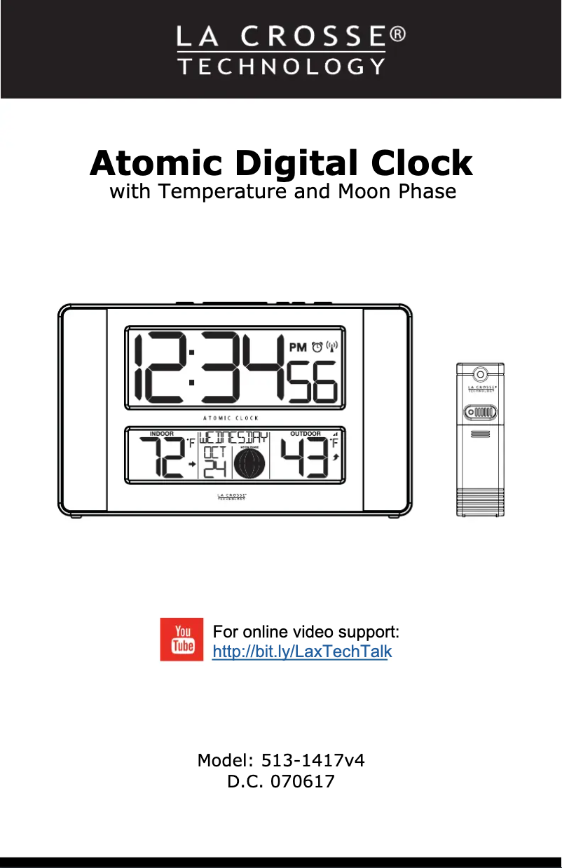 Image de la première page du manuel de l'appareil 513-1417V4