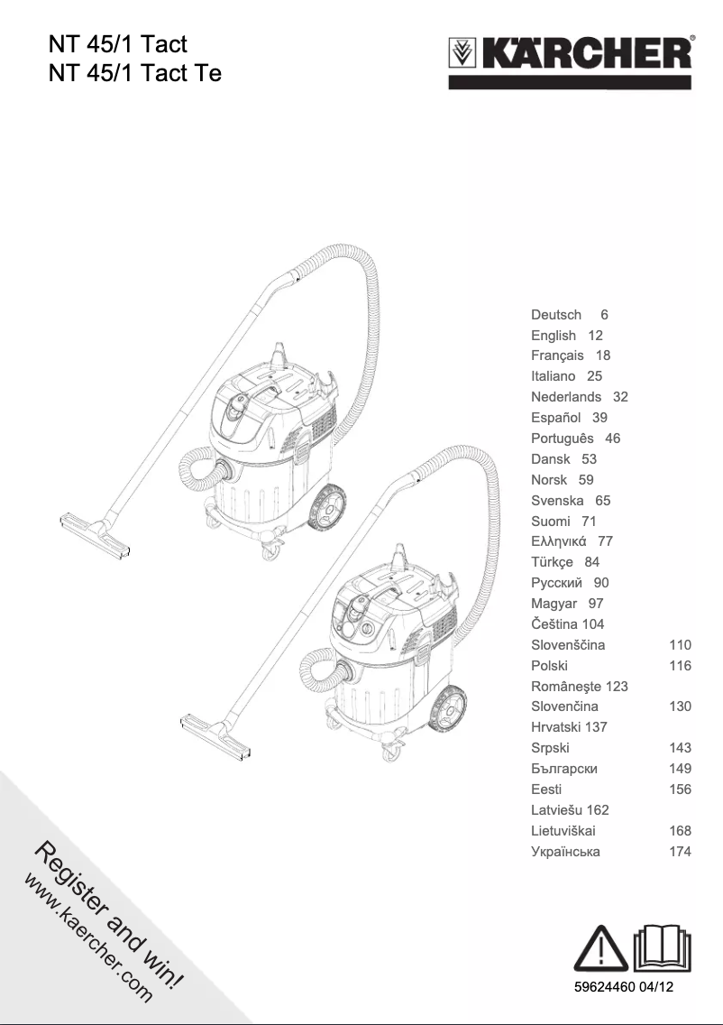 Image de la première page du manuel de l'appareil NT 45/1 Tact