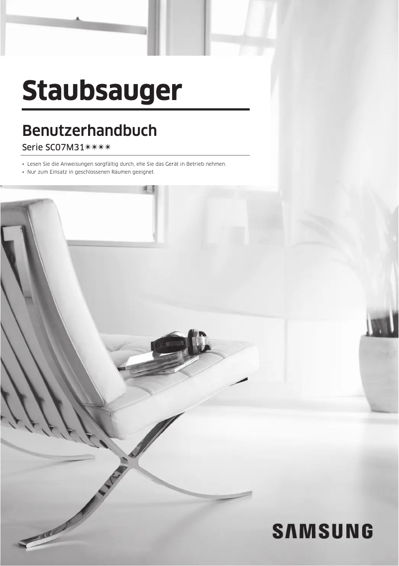 Page n°1 - Manuel utilisateur Samsung VC07M3130V1
