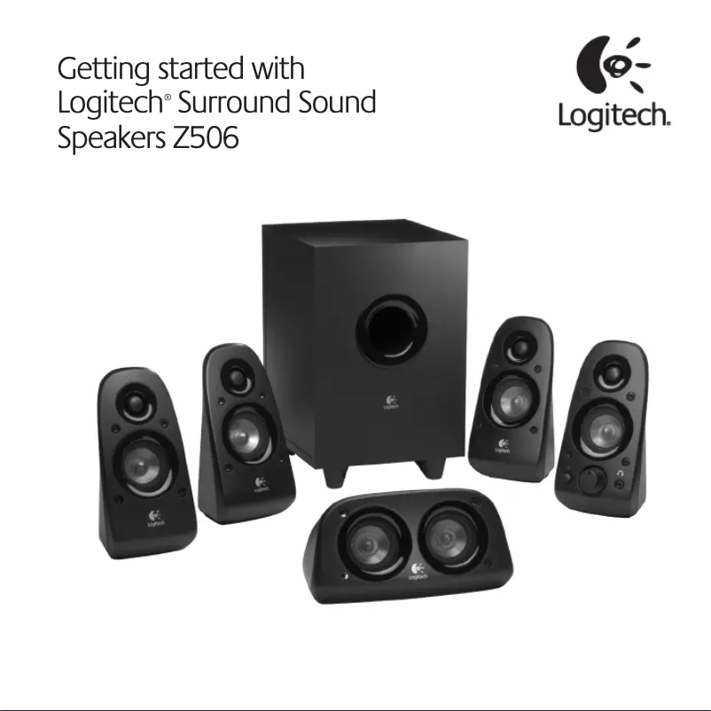 Page n°1 - Manuel utilisateur Logitech Z506