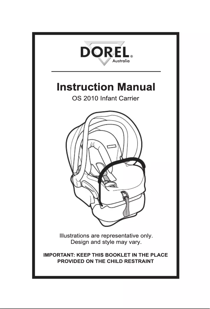 Image de la première page du manuel de l'appareil One Safe