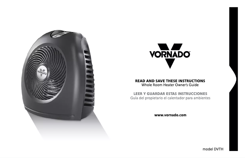 Page 1 de la notice Manuel utilisateur Vornado DVTH