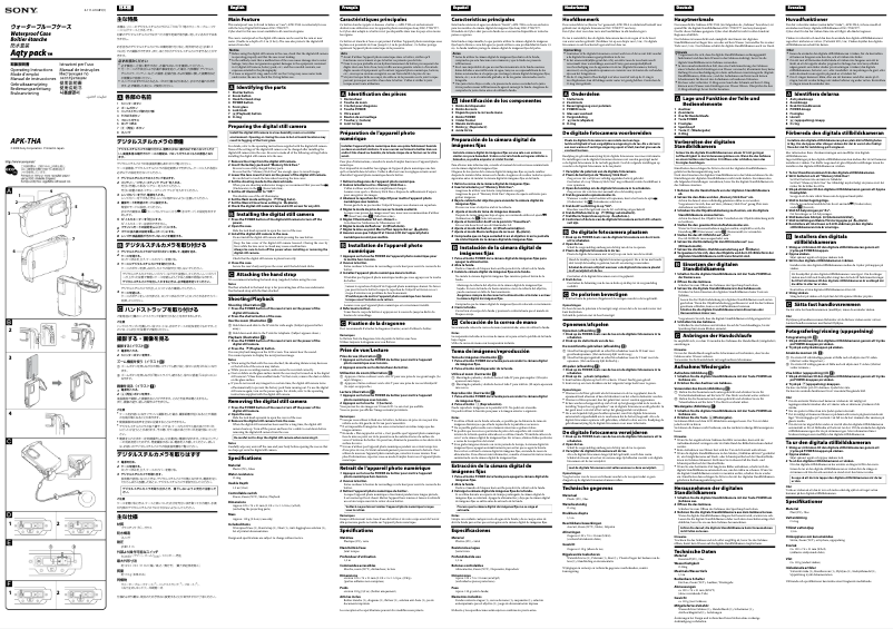 Página 1 del manual Manual de usuario Sony APK-THA