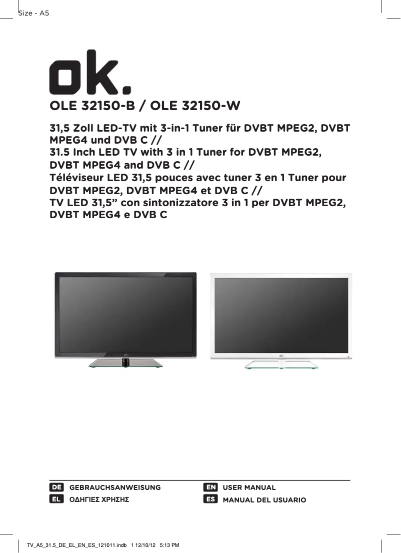 Página 1 del manual Manual de usuario OK OLE 32150-W