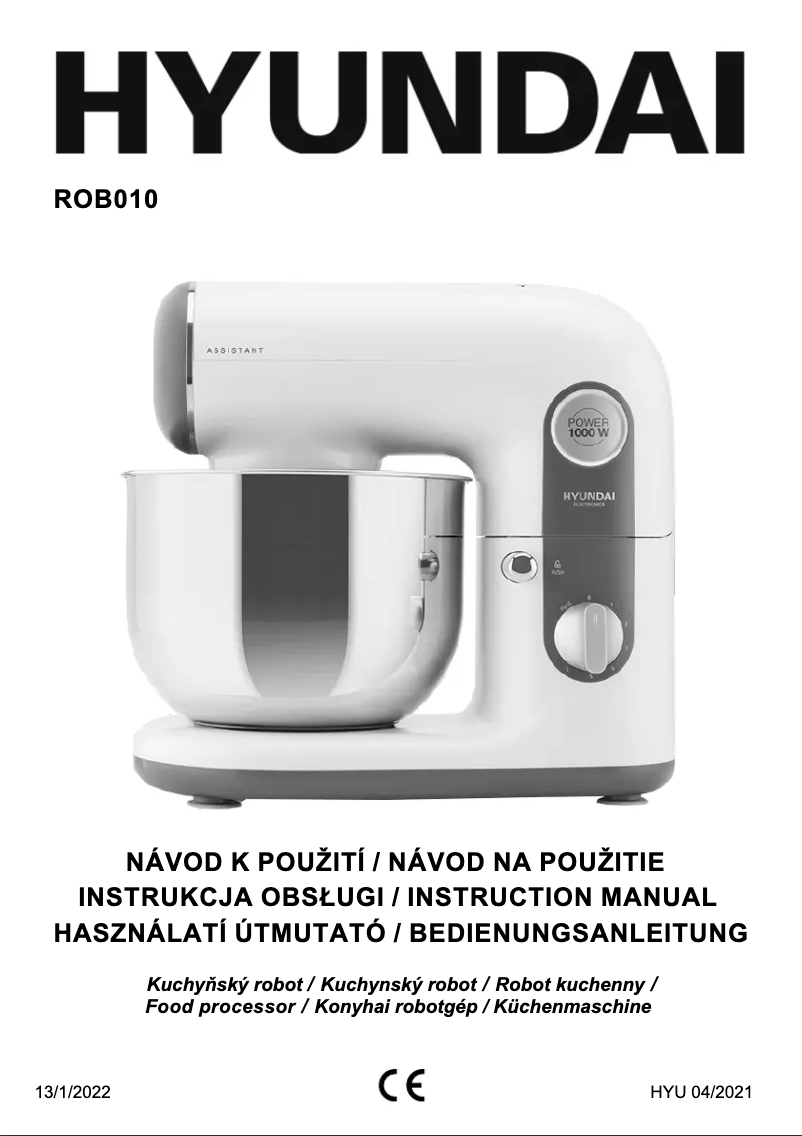 Página 1 del manual Manual de usuario Hyundai Assistant ROB010