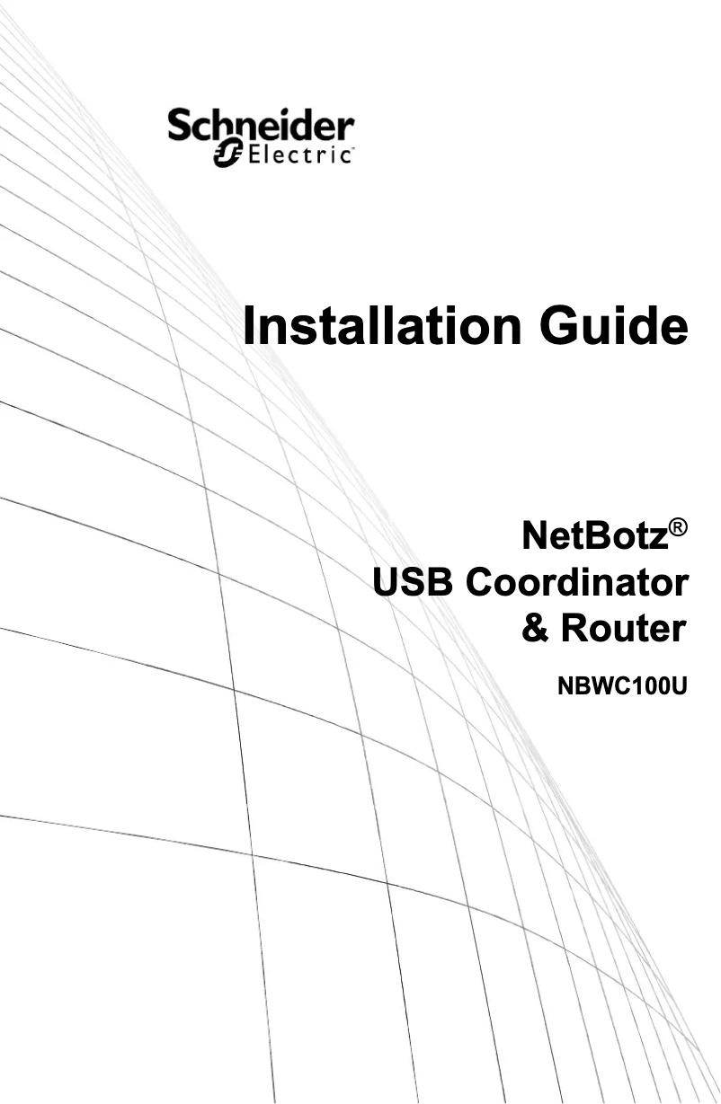 Página 1 del manual Manual de usuario NetBotz NBWC100U