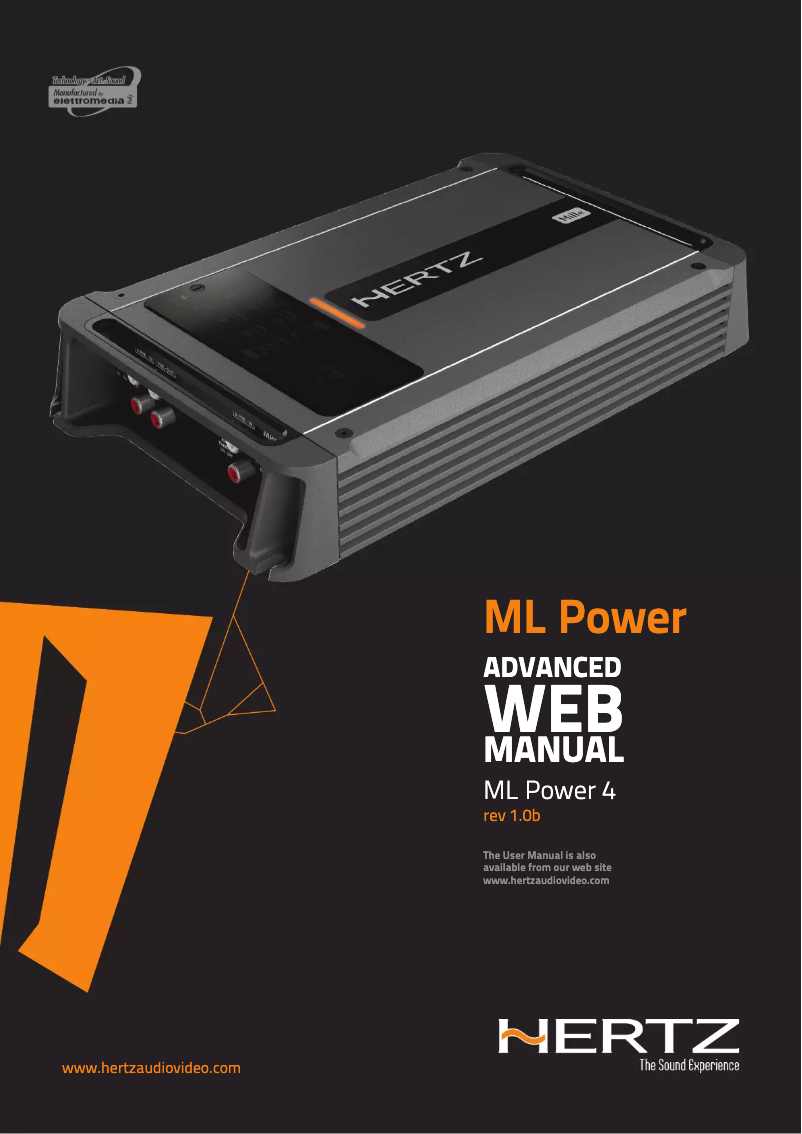 Page 1 de la notice Manuel utilisateur Hertz Mille ML Power 4