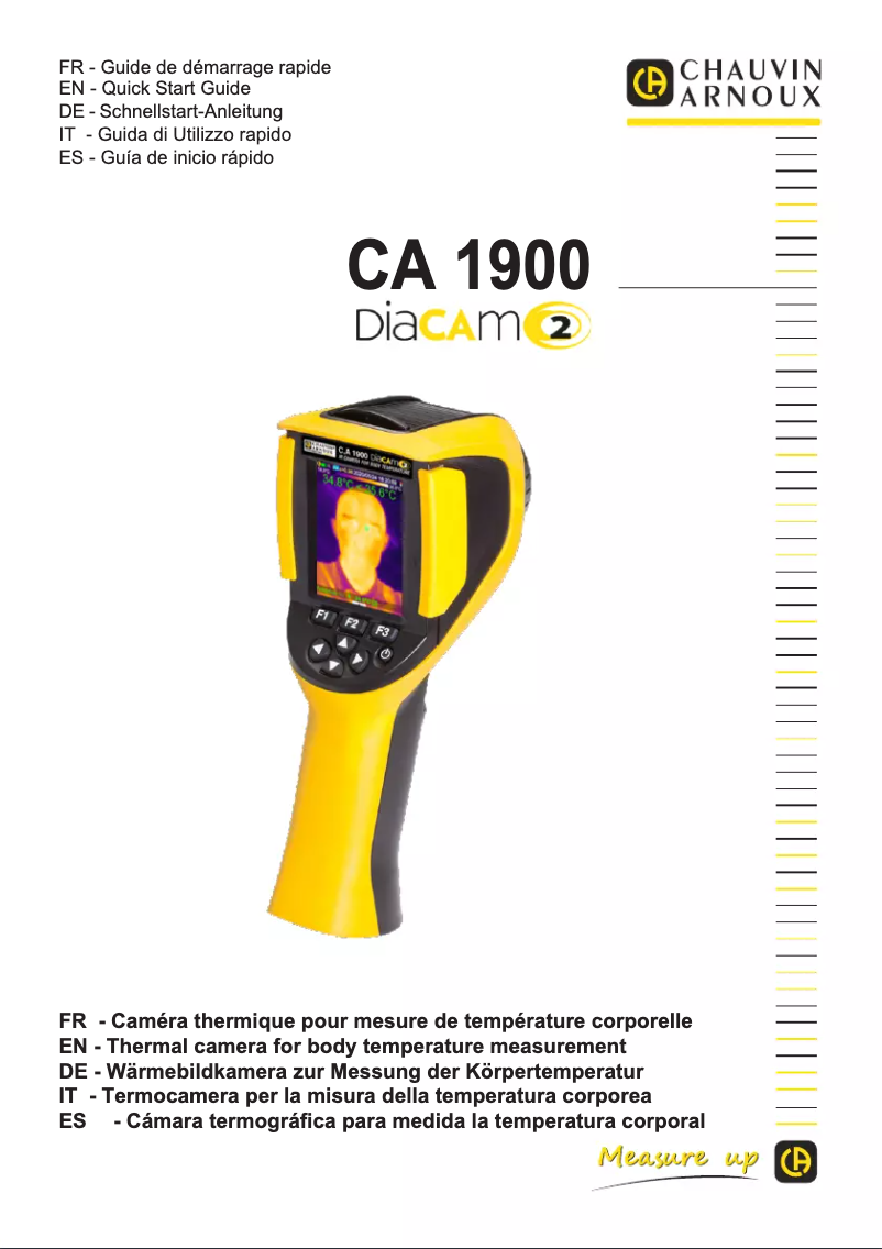 Page 1 de la notice Manuel utilisateur Chauvin Arnoux C.A 1900