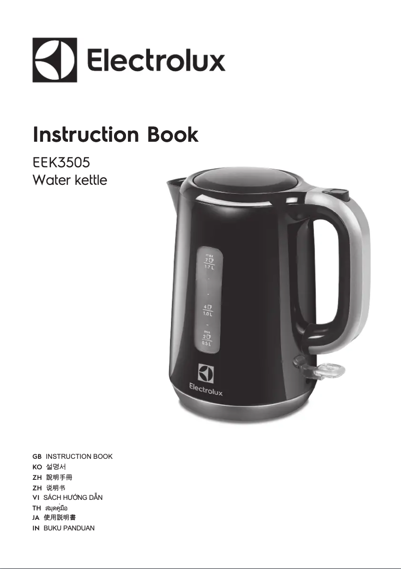 Page n°1 - Manuel utilisateur Electrolux EEK3505