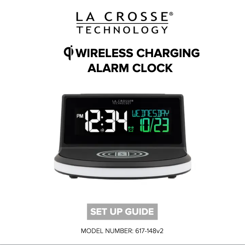 Page n°1 - Manuel utilisateur La Crosse Technology 617-148V2