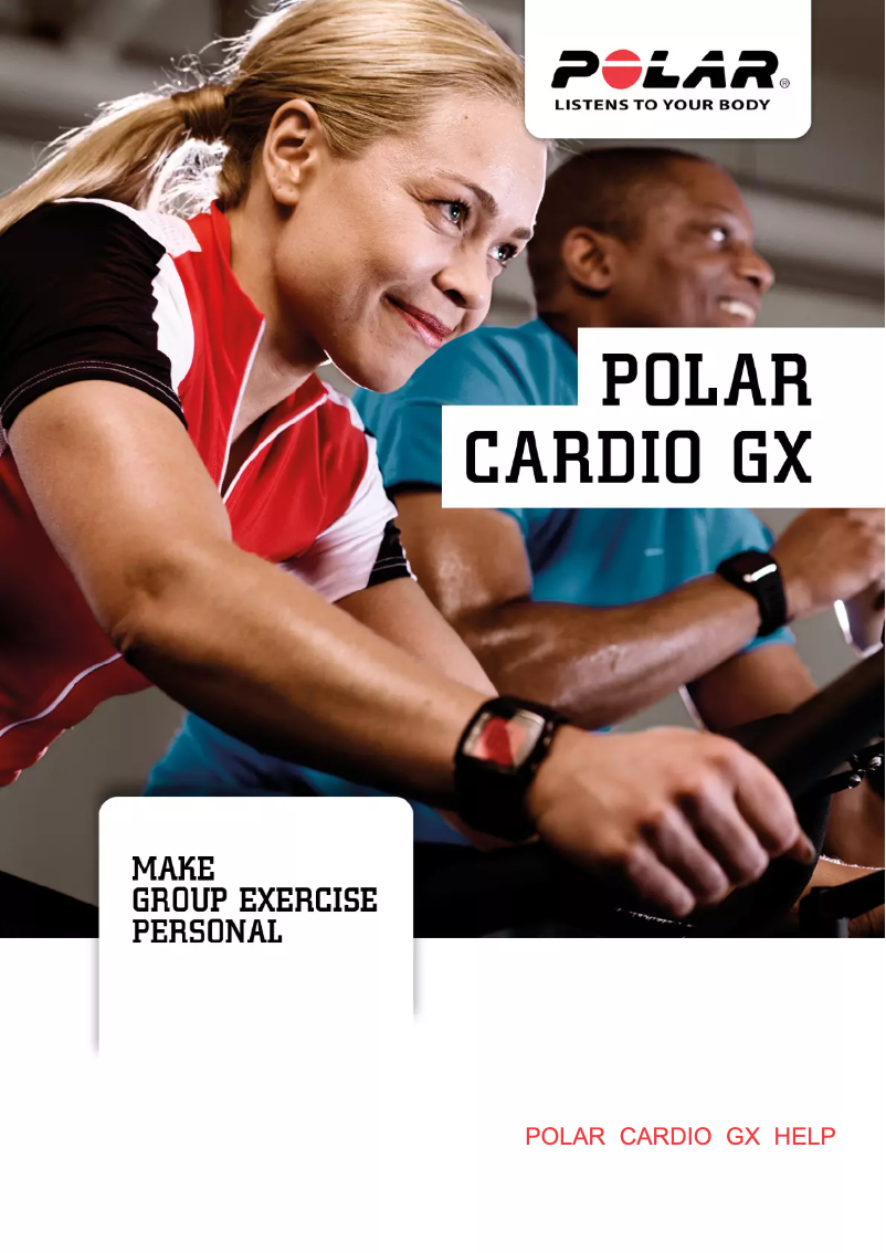 Página 1 del manual Manual de usuario Polar Cardio GX