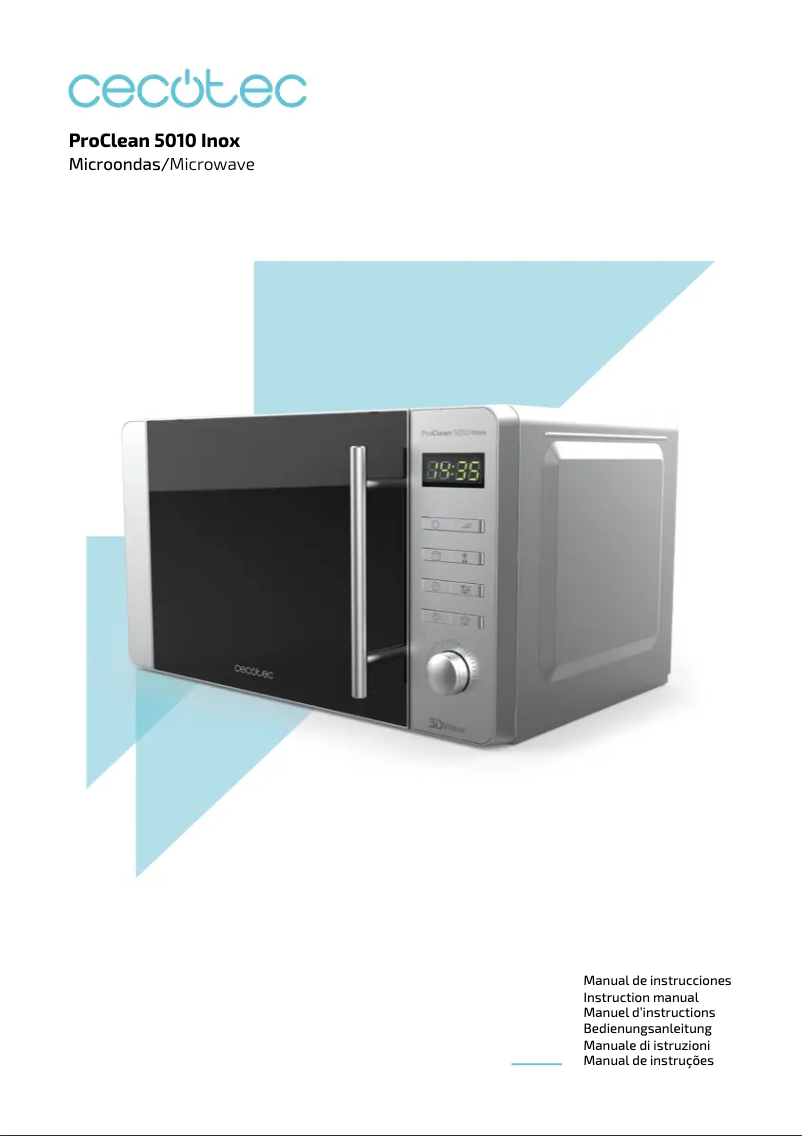 Page n°1 - Manuel utilisateur Cecotec ProClean 5010 Inox
