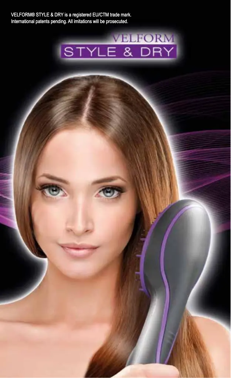 Imagen de la primera página del manual del dispositivo Style & Dry