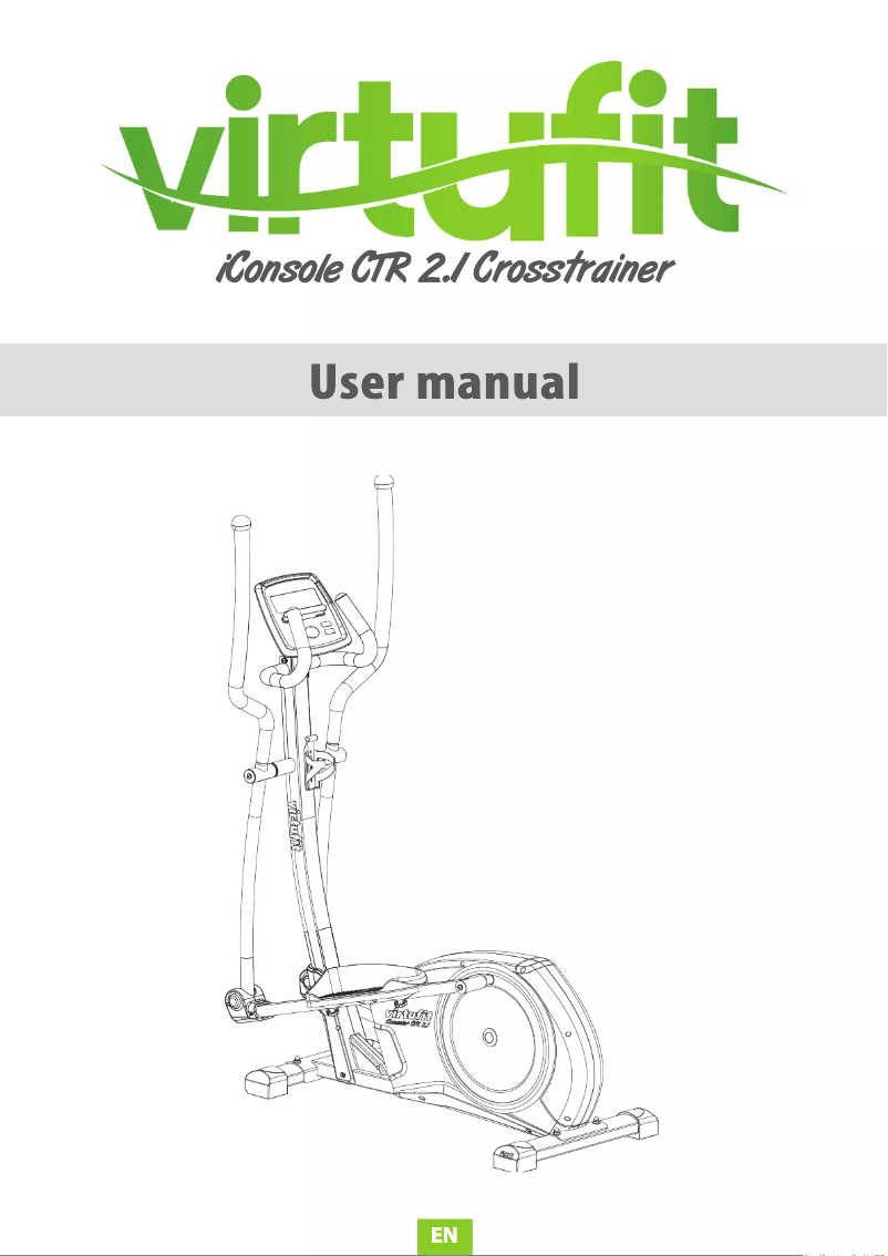 Página 1 del manual Manual de usuario VirtuFit iConsole CTR 2.1