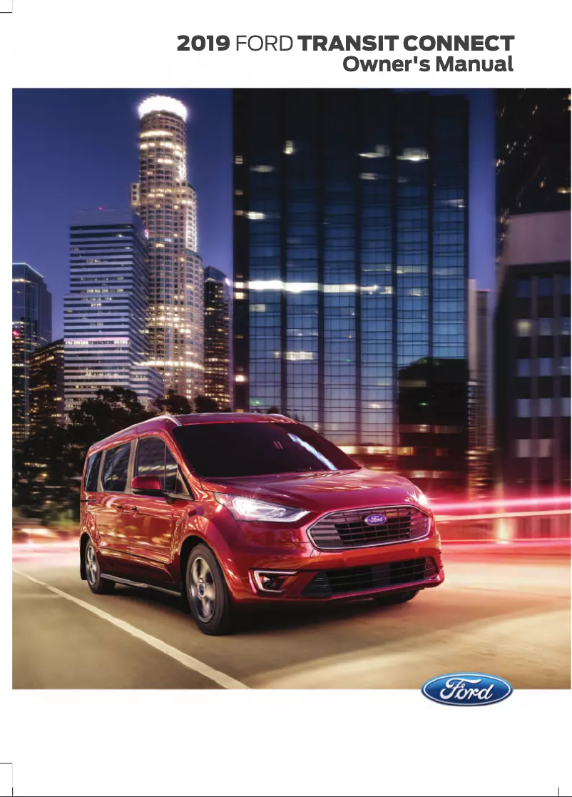 Page 1 de la notice Manuel utilisateur Ford Transit Connect (2019)