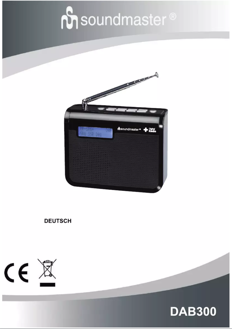 Imagen de la primera página del manual del dispositivo DAB300