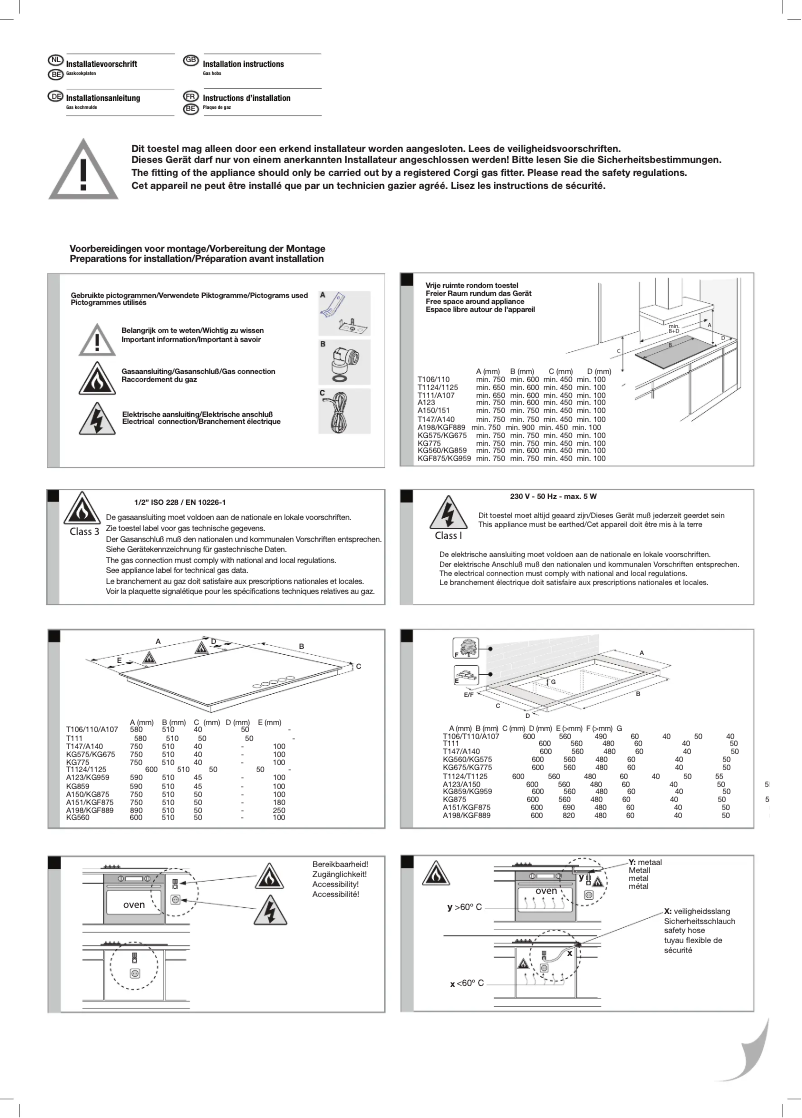 Image de la première page du manuel de l'appareil KG959ZTA