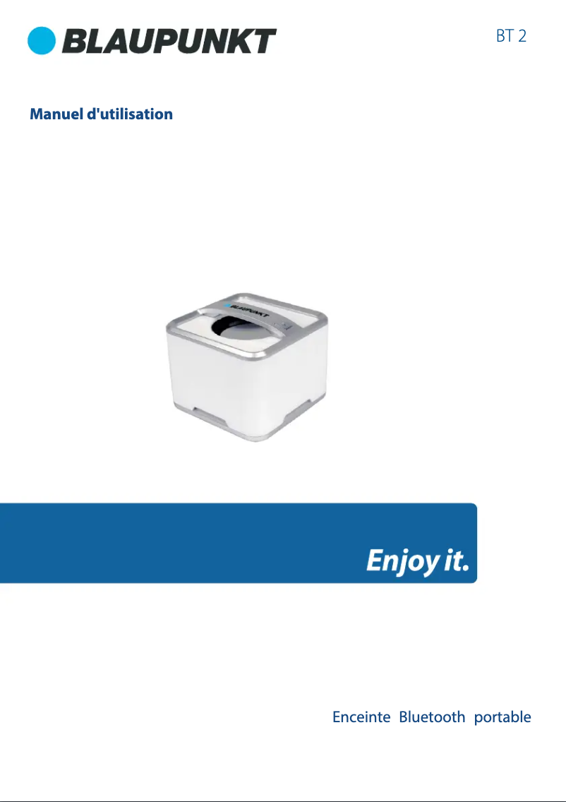 Page n°1 - Manuel utilisateur Blaupunkt BT 2
