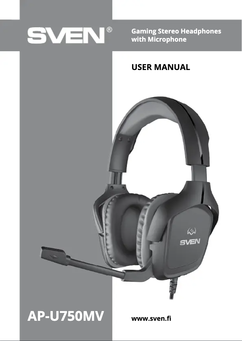 Image de la première page du manuel de l'appareil AP-U750MV
