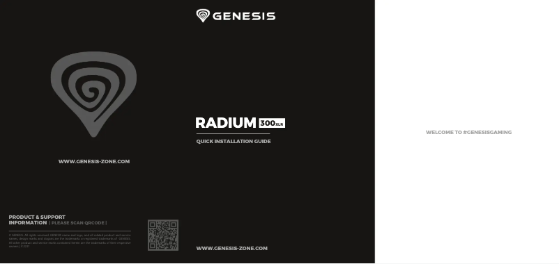 Página 1 del manual Manual de usuario Genesis Radium 300 XLR