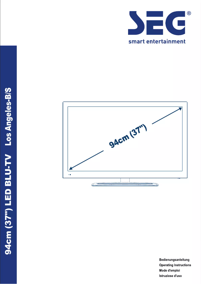 Image de la première page du manuel de l'appareil Los Angeles-S