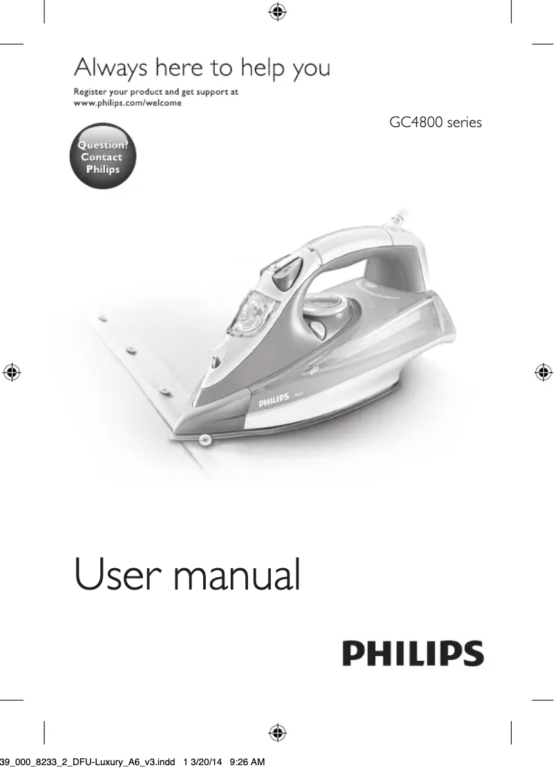 Página 1 del manual Manual de usuario Philips Azur GC4846