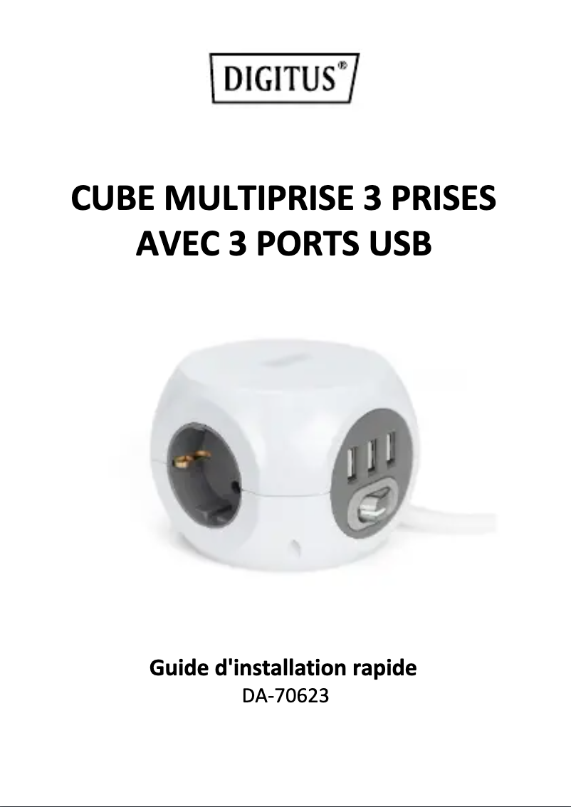 Page n°1 - Manuel utilisateur Digitus DA-70623